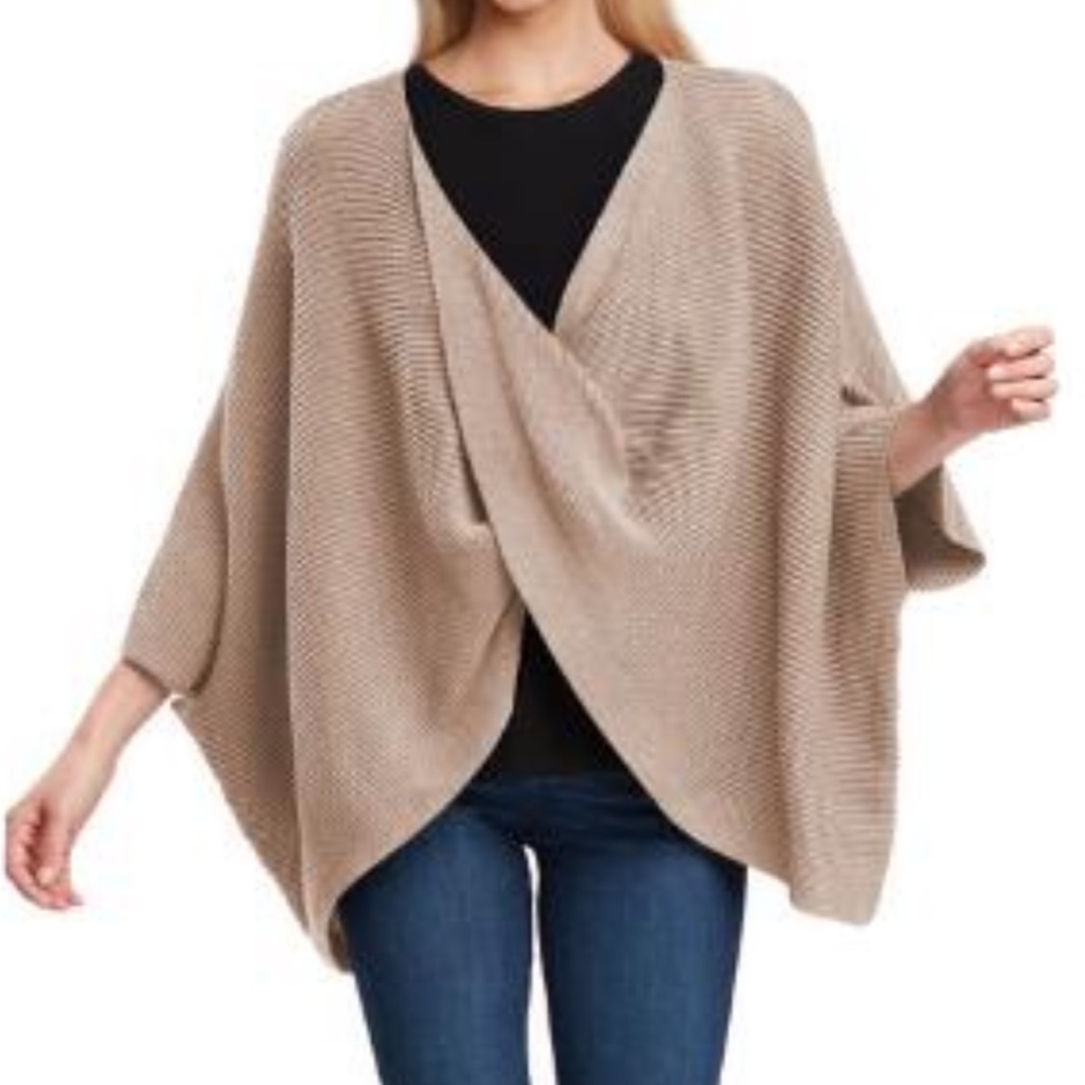 World Market Super Soft Poncho Top